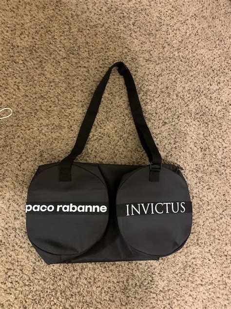 paco rabanne duffle bag.